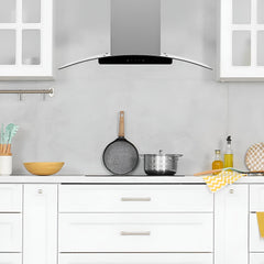 Midea extractor campana 36" color siver MJWV7336C3GS