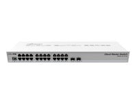 MikroTik Cloud Router Switch CRS326-24G-2S RM - Conmutador - L3 - Gestionado - 24 x 10/100/1000 2 x SFP