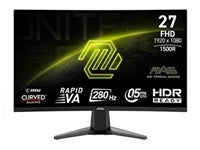 MSI - LED-backlit LCD monitor - Curved Screen - 27" - 1920 x 1080 - MAG 276CXF