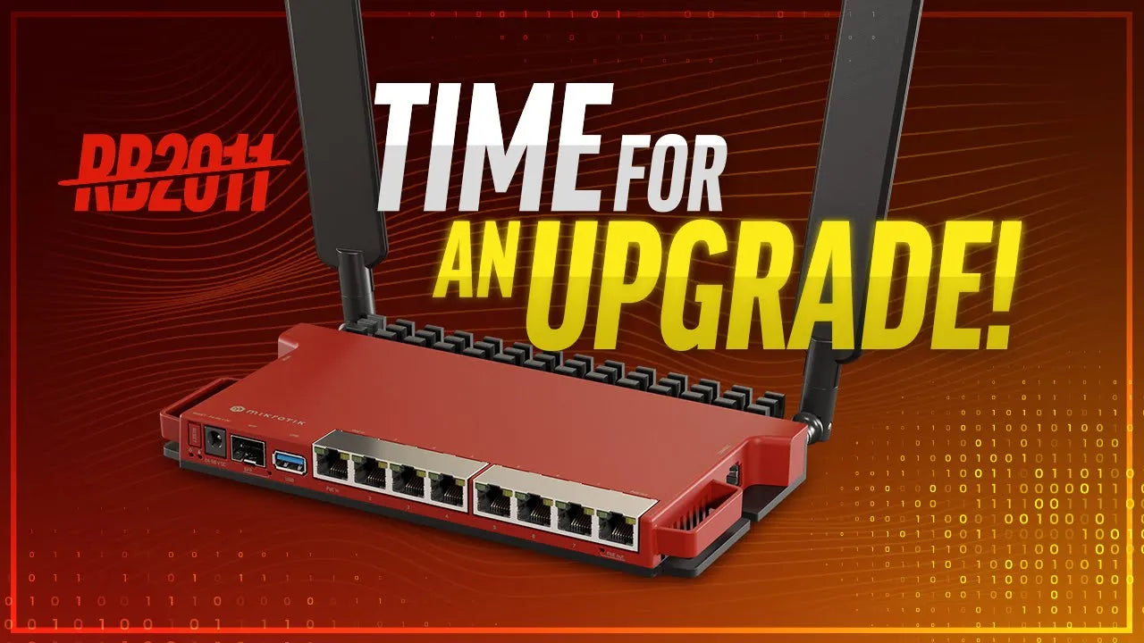 Router MikroTik L009UiGS-2HaxD-IN con 8 puertos Gigabit y WiFi 6