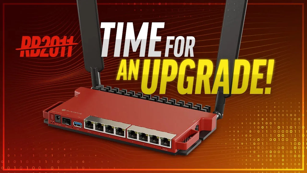 Router MikroTik L009UiGS-2HaxD-IN con 8 puertos Gigabit y WiFi 6