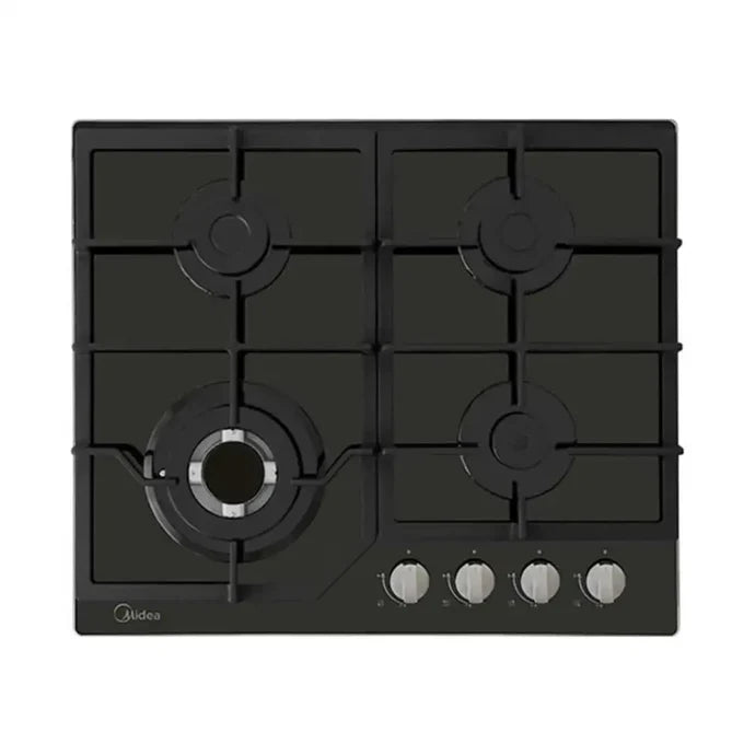 Midea estufa empotrable a gas 24" vidrio color negro MTGB24R3402GG