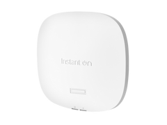 Vista frontal del Access Point Aruba Instant On AP25 con indicadores LED