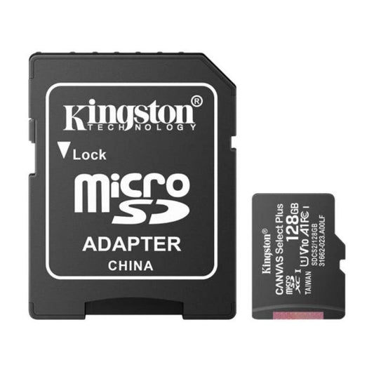 Kingston tarjeta de memoria 128GB SDXC Canvas Go Plus Gen4 200MB/s C10 UHS-I U3 V30 - SDG4/128GB